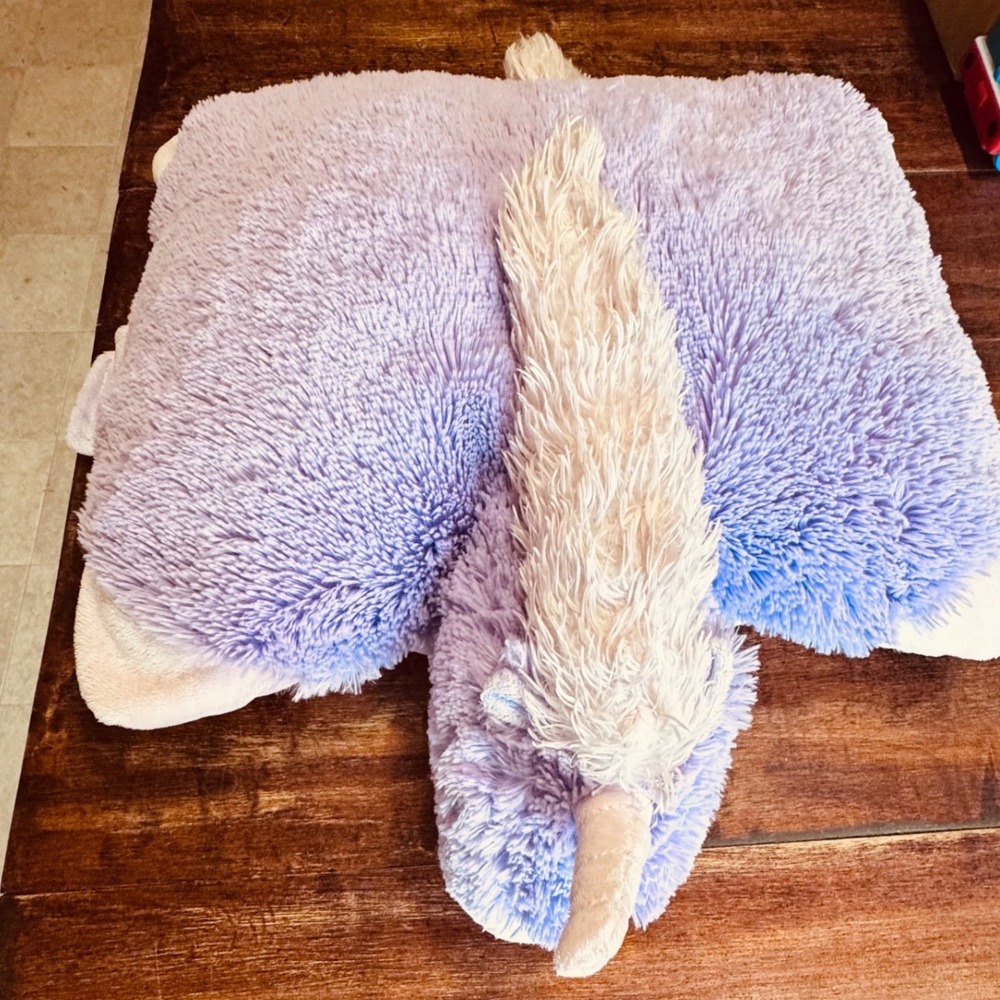Pillow Pets Magical Unicorn Purple Plush Stuffed Animal Toy 18 inch Large‎ 2010 - Picture 11 of 14